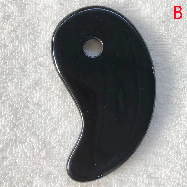 YUKUI Jade Gua Sha Stone Facial And Body Massager Tool