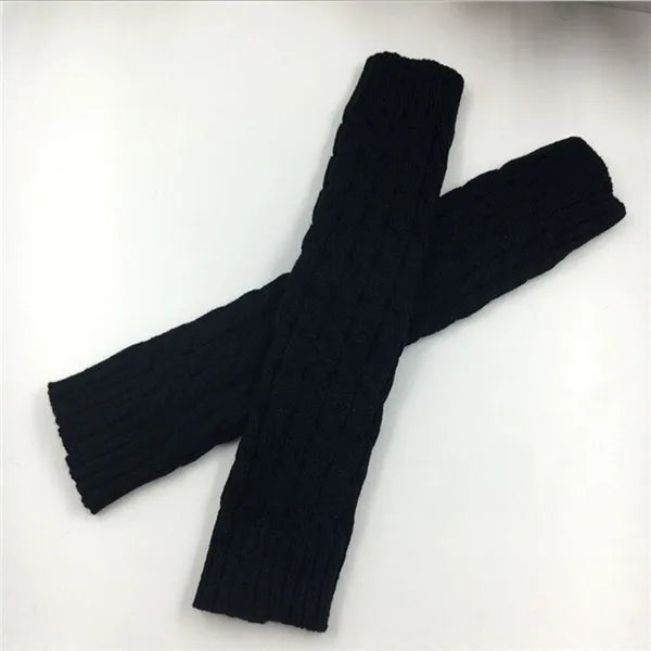 Toporchid Women Leg Warmers Knitted Acrylic Knee Pad Socks WinterThermalInsulated