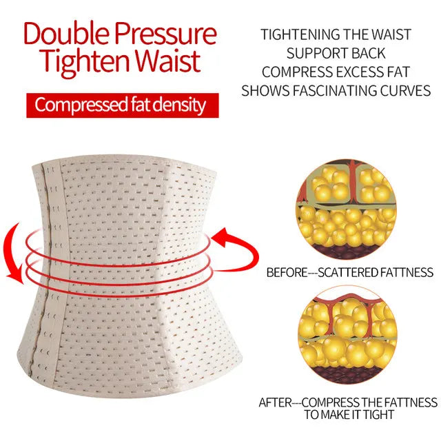 Men's Waist Trainer Shaper Abdomen Reducer Belt High Compression