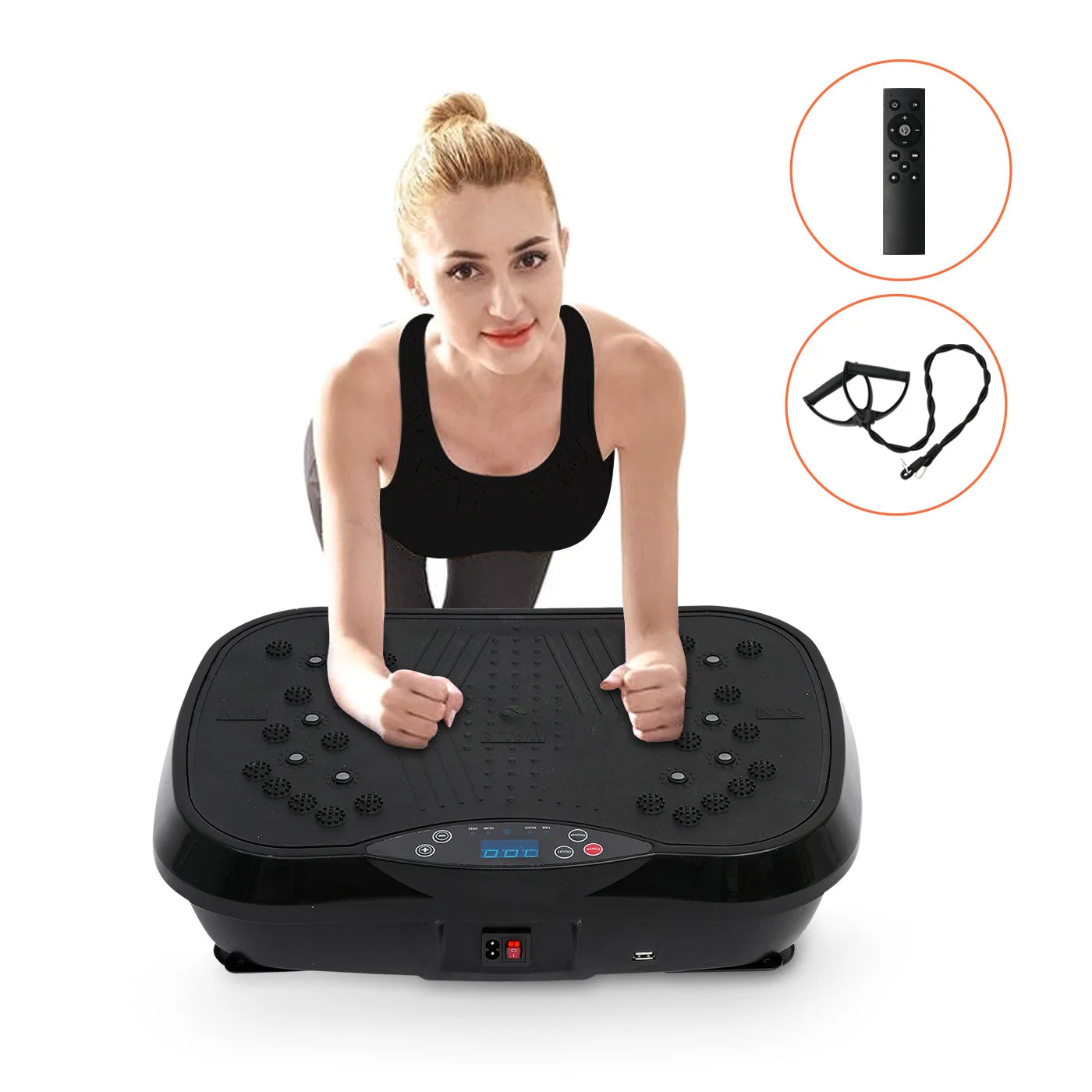 N Vibration Plate Exercise Machine For Home Fitness Whole Body Shaping Portable System
