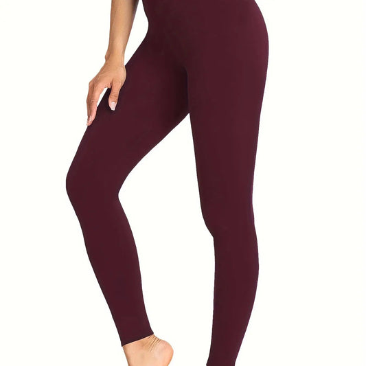 Women's High Waisted Tummy Control Leggings No See Through