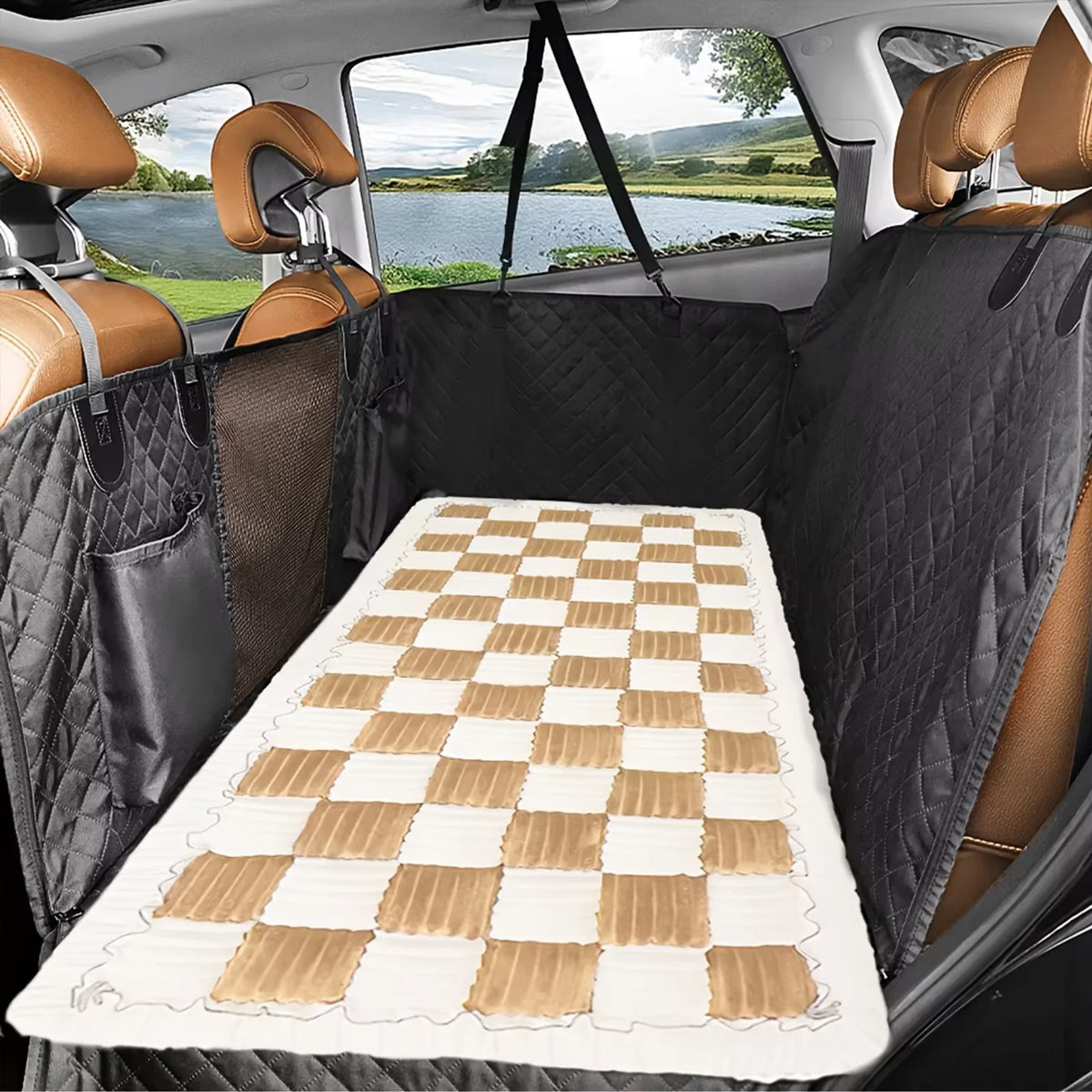 Waterproof Anti Slip Washable Coral Fleece Pet Dog Bed Cover