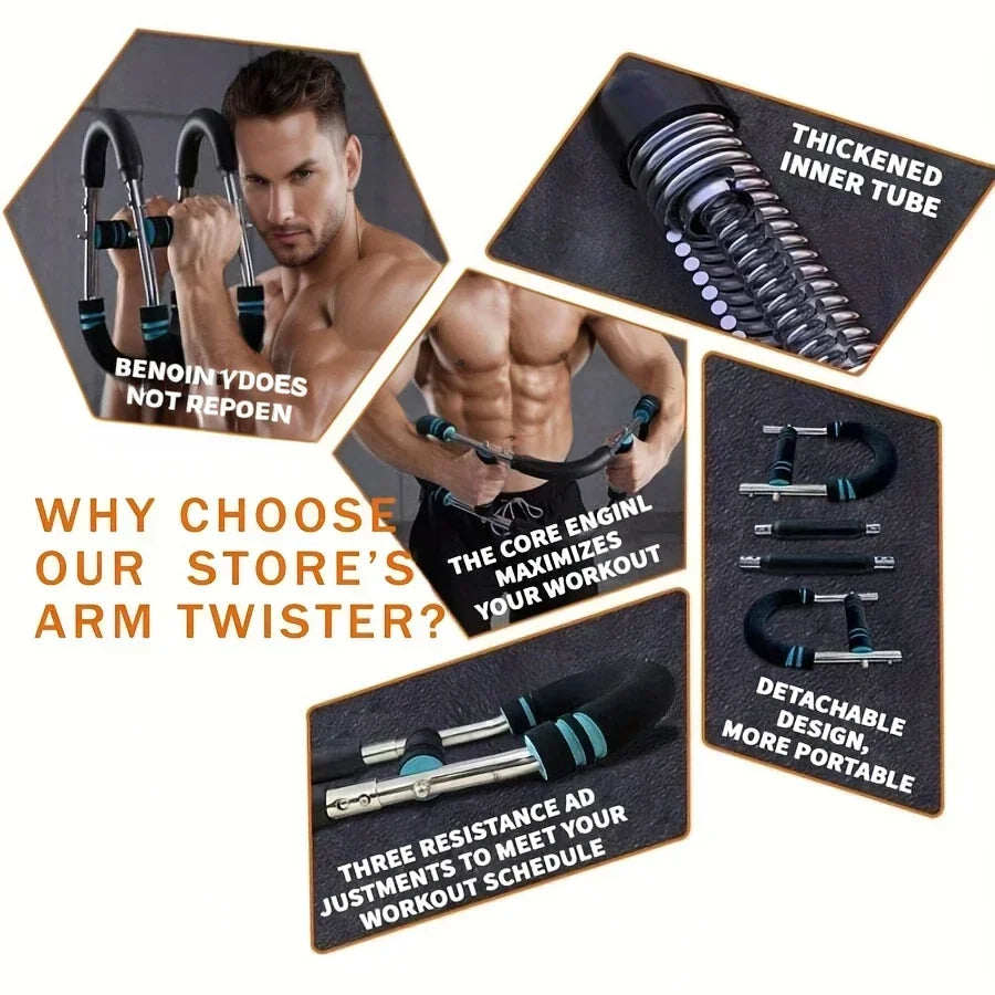 U Shaped Power Twister Bar Hand Gripper For Arm Training