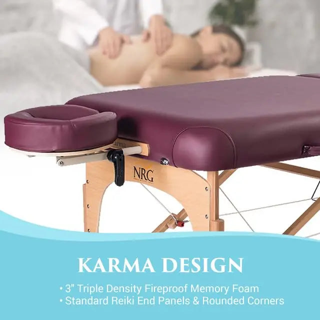 Portable Massage Table Package With Face Cradle And Carrying Case