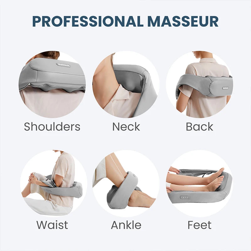 Nekteck Shiatsu Neck and Shoulder Massager With Heating