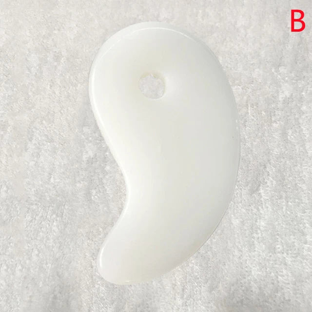 YUKUI Jade Gua Sha Stone Facial And Body Massager Tool