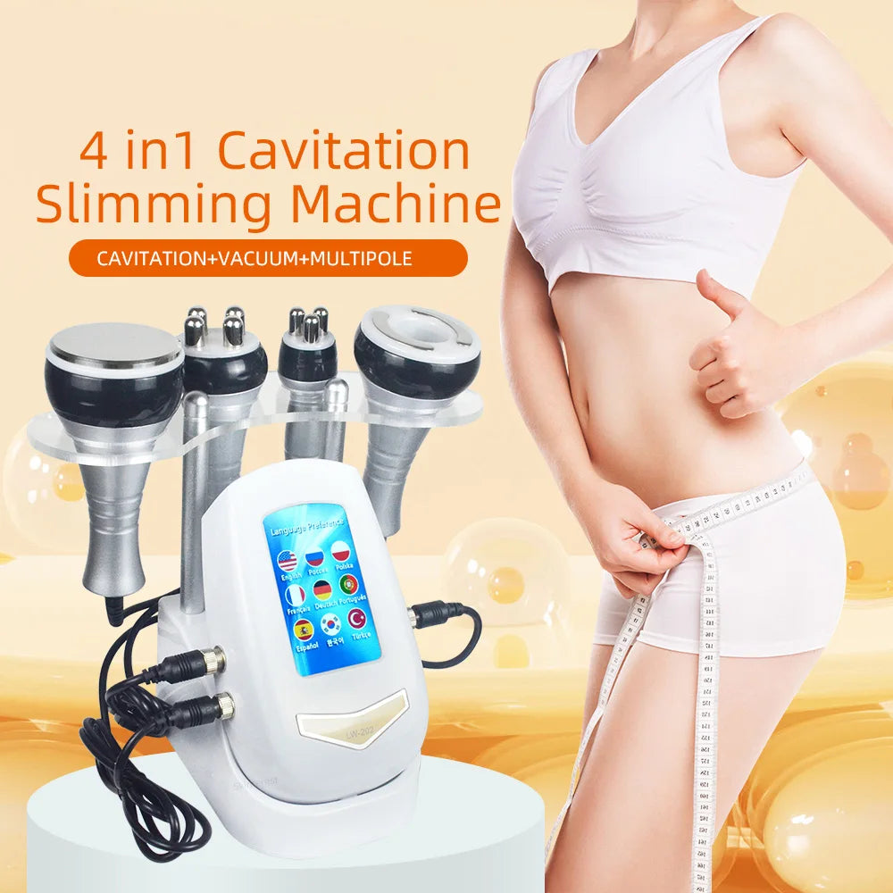 MISSHEARTH 4 In 1 Cavitation Ultrasonic Slimming Machine
