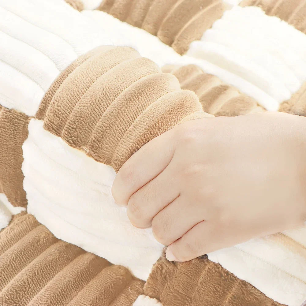 Waterproof Anti Slip Washable Coral Fleece Pet Dog Bed Cover