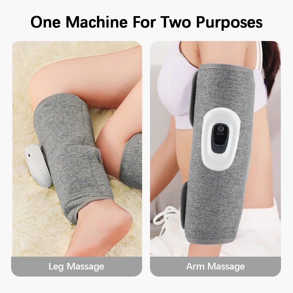 Wireless Air Pressure Calf Massager Electric 4/3 Mode Airbag Compresstion Leg Massage Foot Calf Muscle Relax Relieve Fatigue