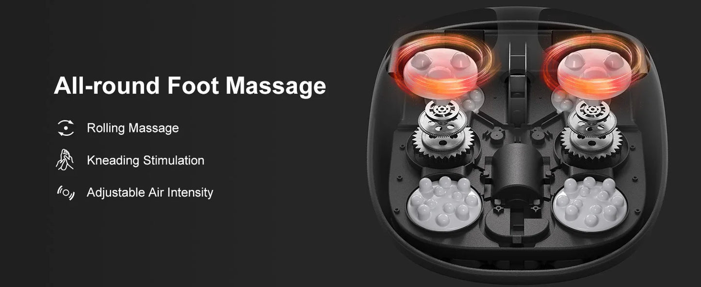 Medcursor Shiatsu Foot Massager Machine With Heat Roller For Pain Relief