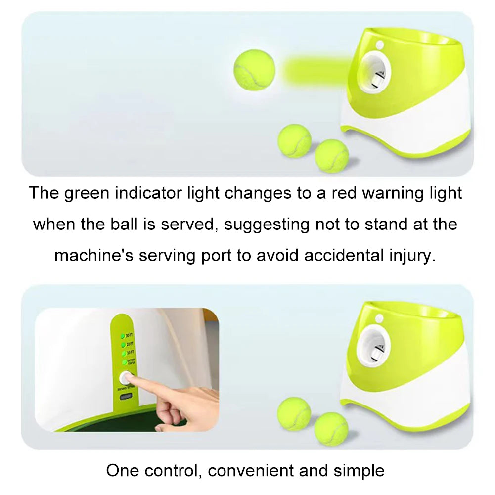 ALLOYSEED Automatic Dog Ball Launcher Toy For Pets