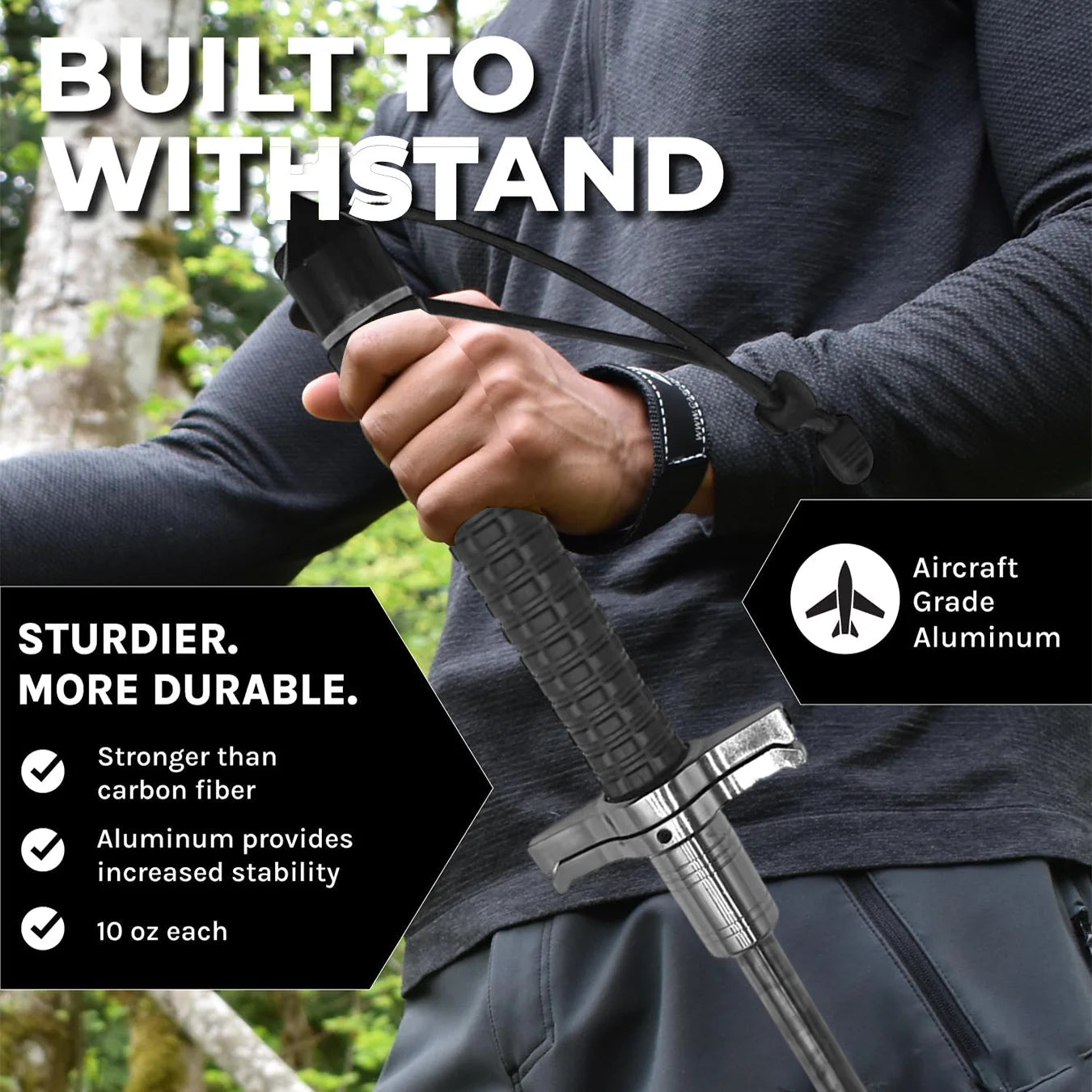 Guangdong Retractable Stainless Steel Walking Sticks Non Slip Wear Resistant