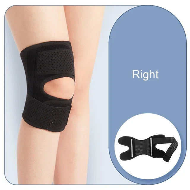 Craft Of Weaving Elastic Knee Pads For Sports Joint Protection