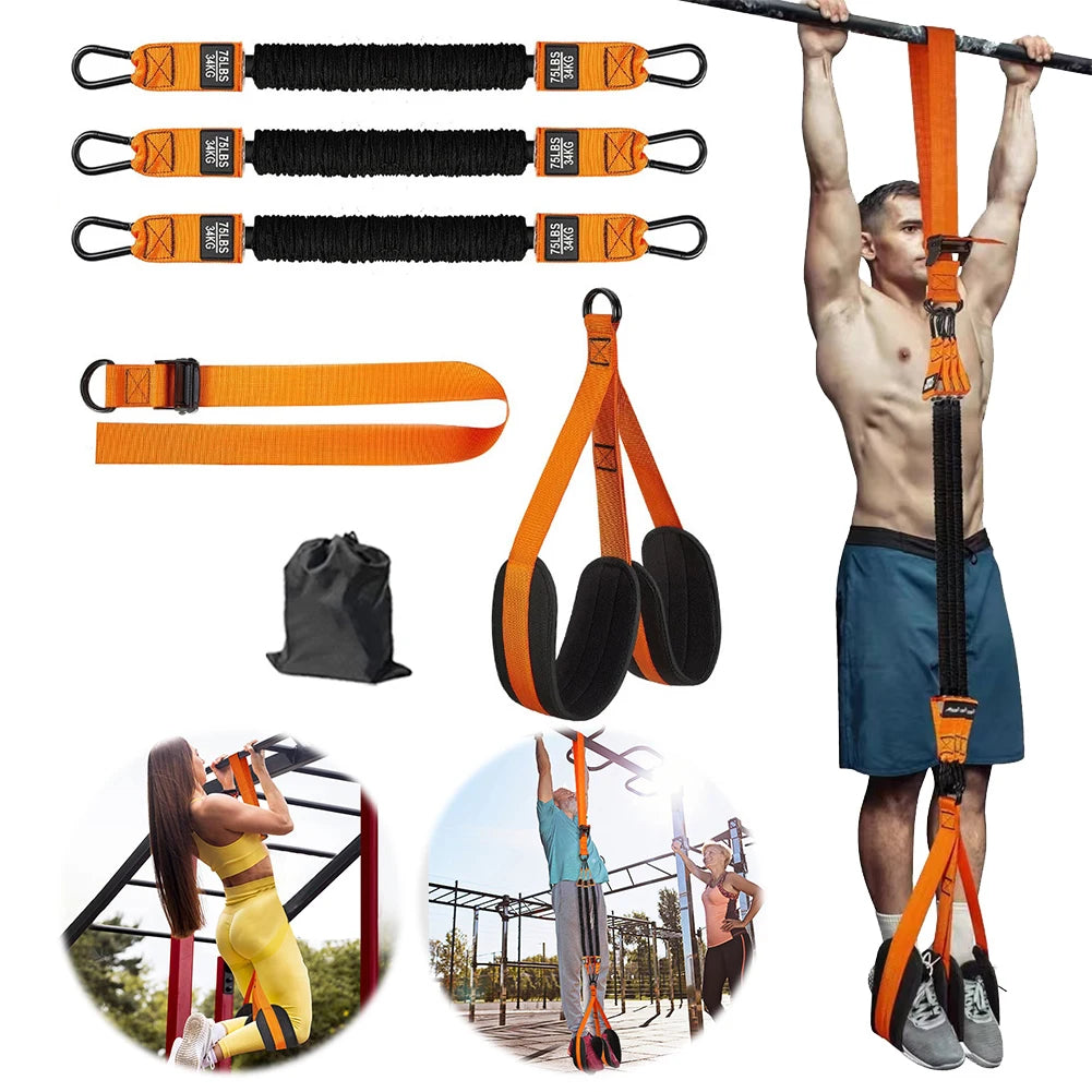 Shunmaii Pull Up Assistance Bands Adjustable Heavy Duty Resistance Band