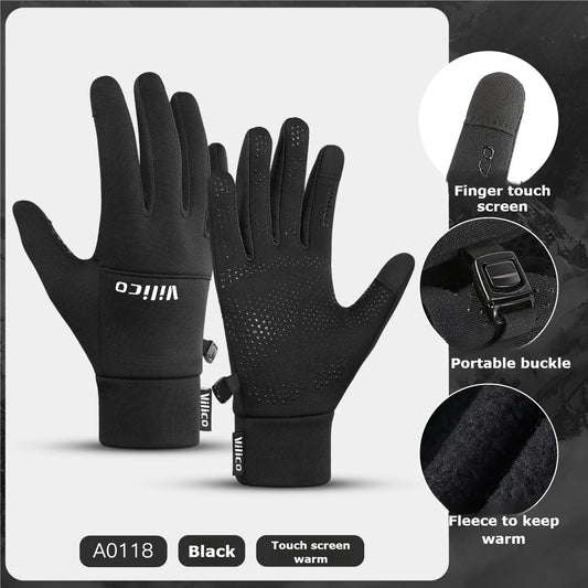 Cycling Gloves Full Finger Touch Screen Non-Slip For MTB Road