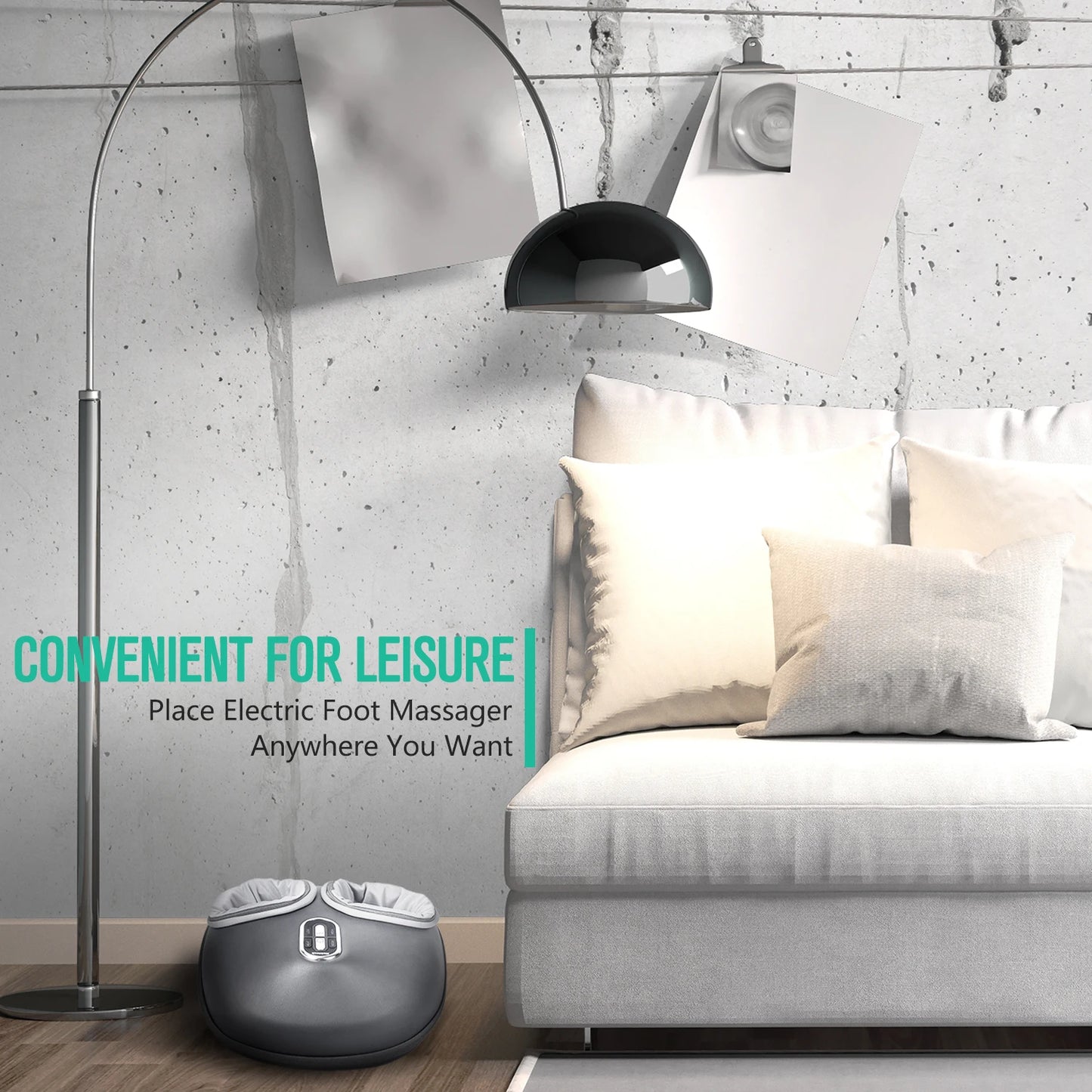 Nekteck Foot Massager With Heating Therapy And Air Compression