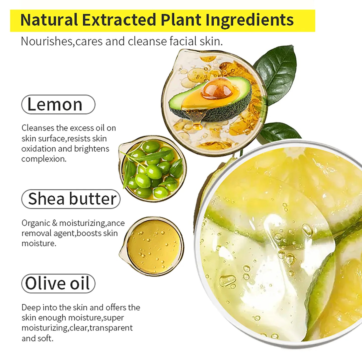 AILKE Dark Spots Acne Remover Soap Bar Lemon Extract