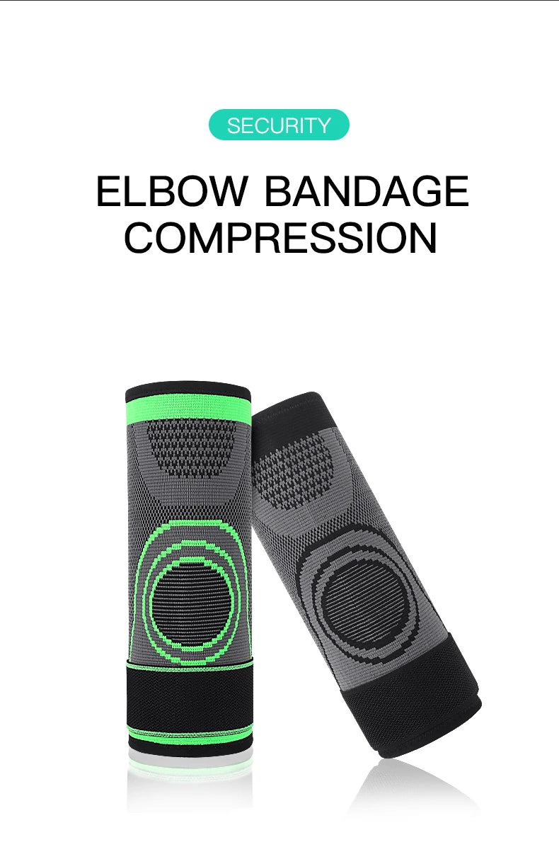 Elbow Support Elastic Arm Sleeve For Gym Fitness Nylon Protective Pad Sweat Absorption Basketball