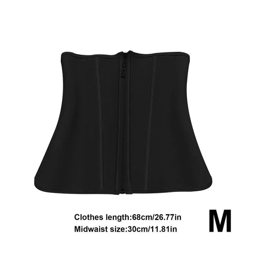 Waist Trainer Corset Girdle With Zipper And Hook Closure For Women