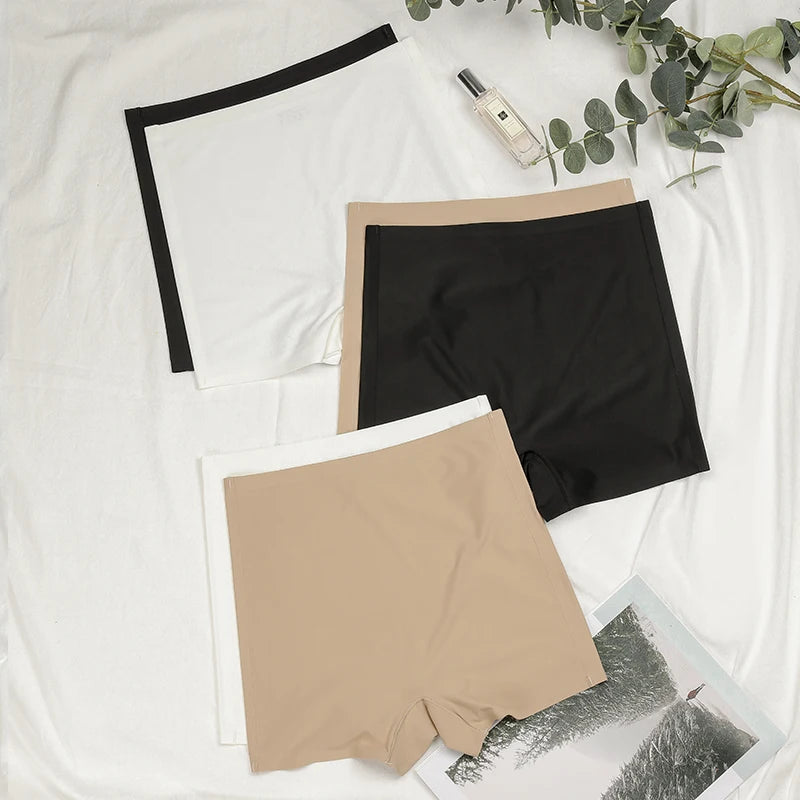 Seamless Ice Silk Women Shorts For Yoga And Sports Pants