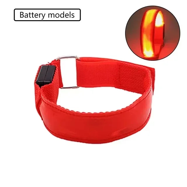 LED Light Strap Armband Night Running Outdoor Sports