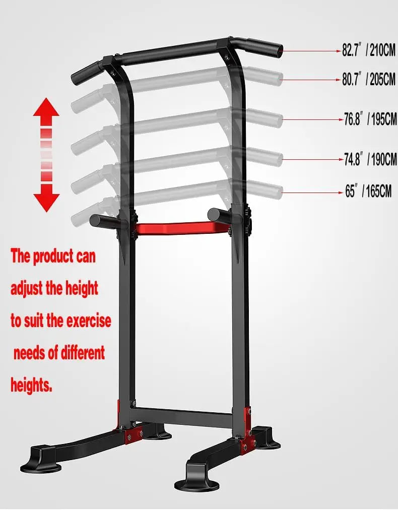 Power Tower Dip Station Pull Up Bar for Home Gym