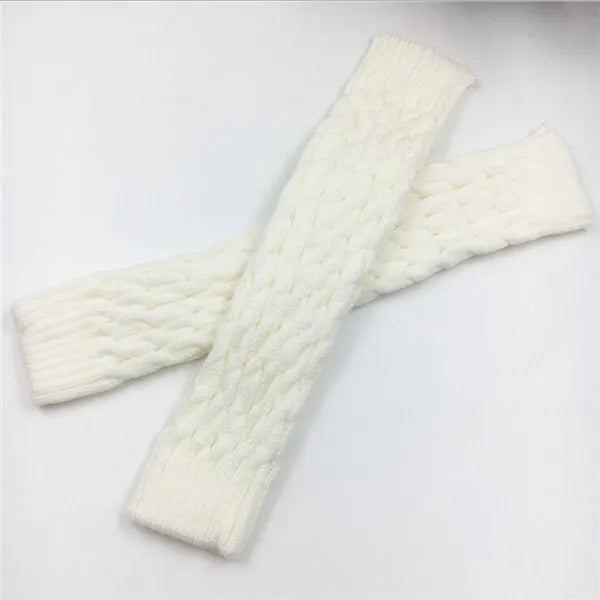 Toporchid Women Leg Warmers Knitted Acrylic Knee Pad Socks WinterThermalInsulated