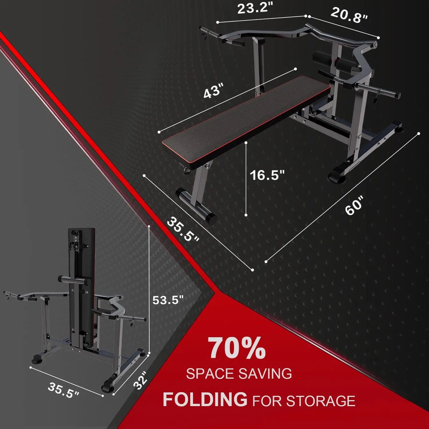 Bench Press Machine With Adjustable Incline Bench Independent Converging Arms Dumbbell Rack