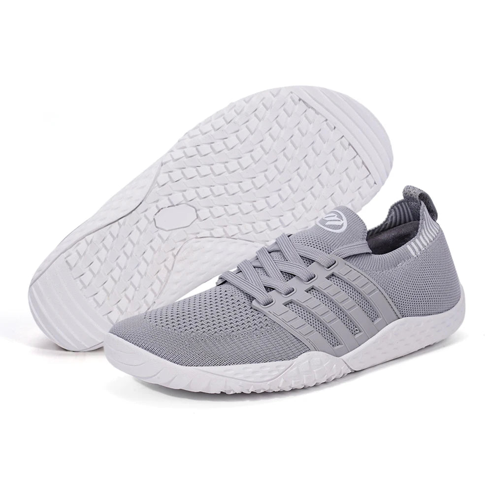 Unisex Barefoot Shoes Wide Toe Cross Trainer Mesh Outdoor Sneakers