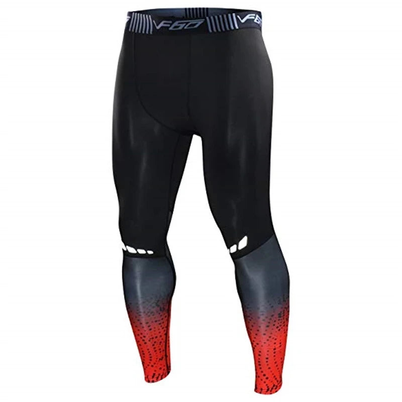 Mens Compression Pants Quick Dry Fit Sports Running Tights For Training