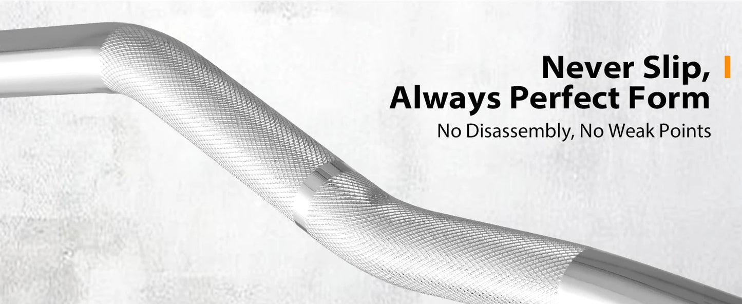 Fixed Barbell and Pre Loaded EZ Curl Bar PVC Weight Set for Strength Training Equipment