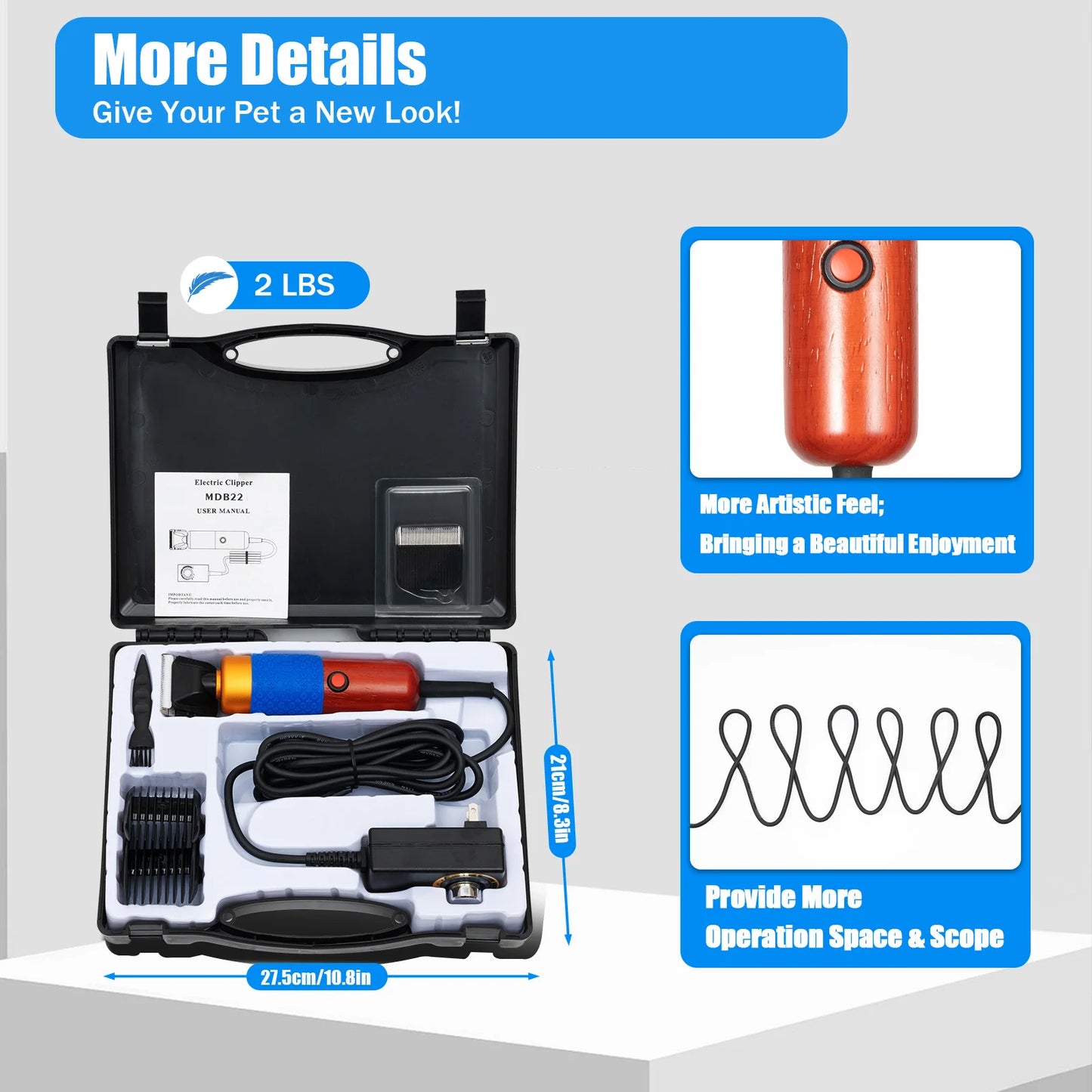 36W Electric Sheep Goat Shears Animal Grooming Shearing Clipper Farm Supply Sheep Goat Shears Pets Dogs Rabbit Shearing Shaver