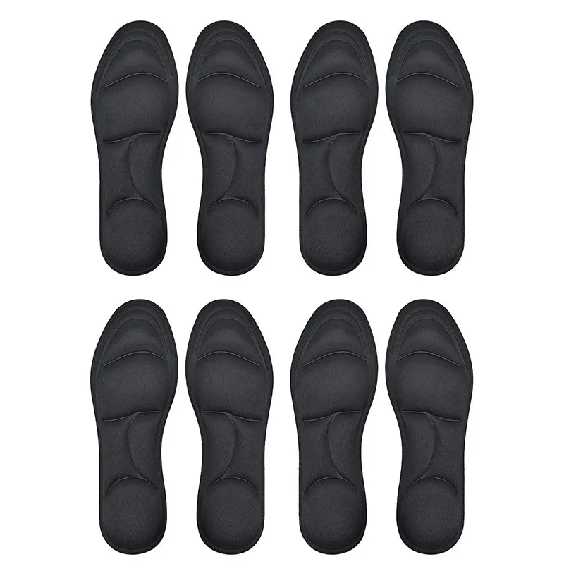 Cosyleecn 4 Pack 5D Memory Foam Insoles For High Heels