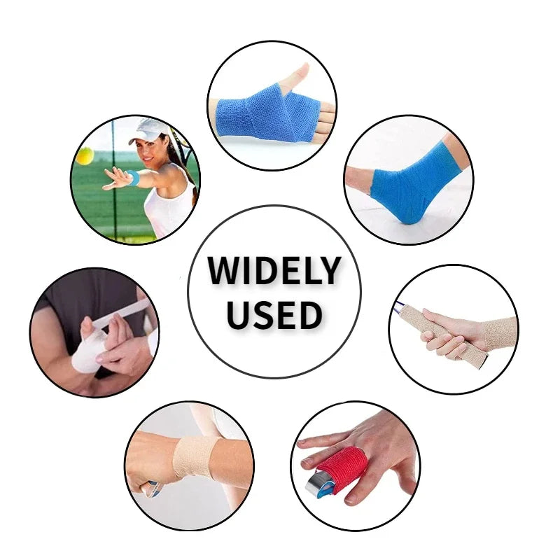 Elastic Self Adhesive Bandage Tape For Sports Wounds And Supports