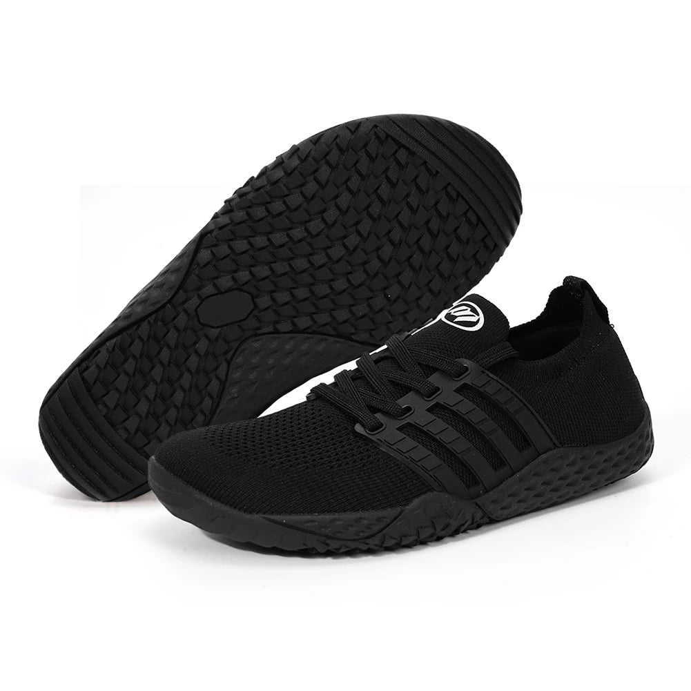 Unisex Barefoot Shoes Wide Toe Cross Trainer Mesh Outdoor Sneakers