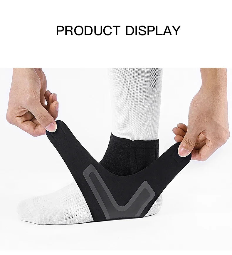 Adjustable Ankle Sleeve With Support Pad For Breathable Sports Safety
