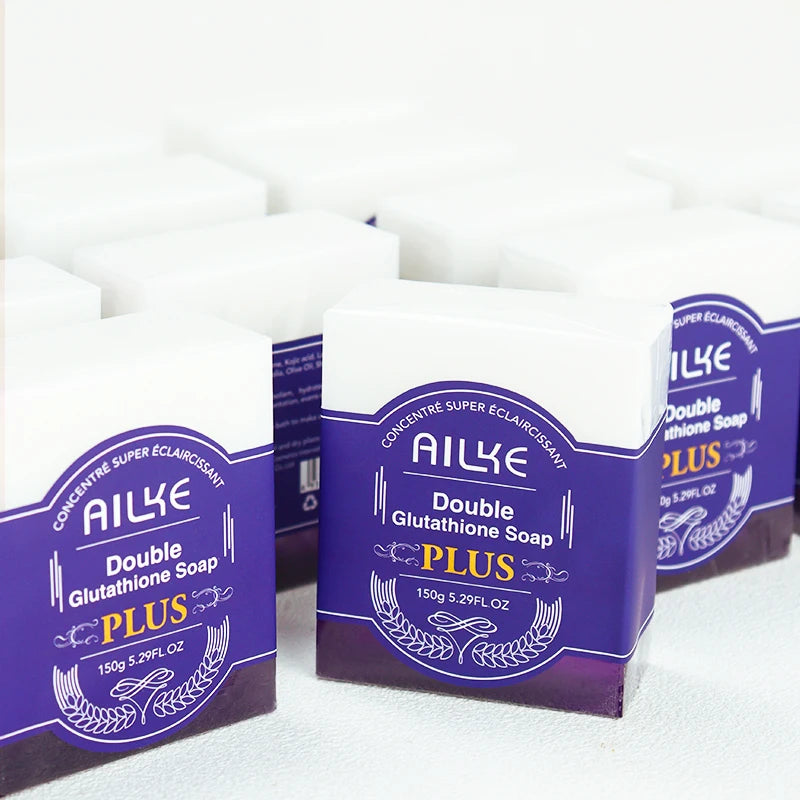 AILKE Double Glutathione Plus Whitening Soap Bar For Face