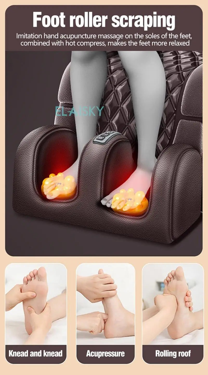 ELAISKY Electric Full Body Massage Cushion With Heating Infrared