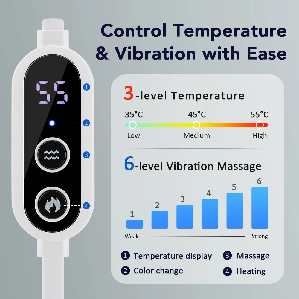 PASTSKY 3D Hot Compress Eye Mask With Massage