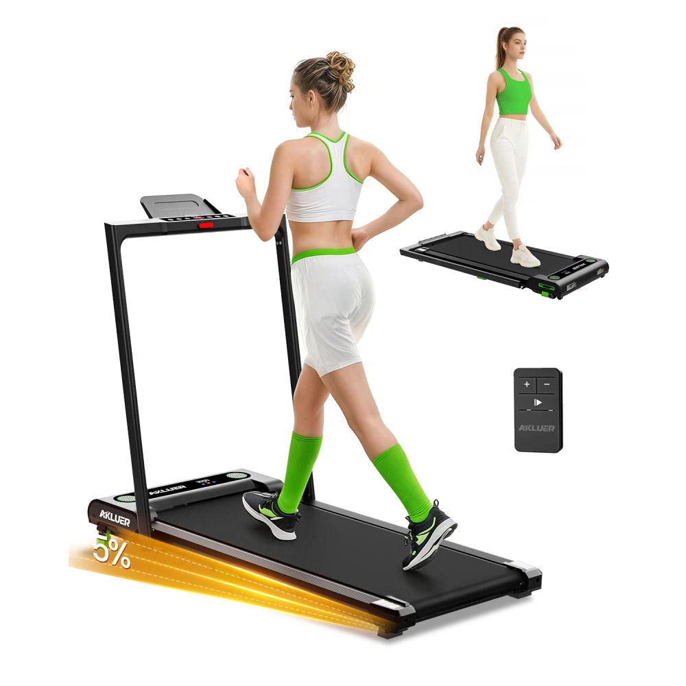 AKLUER Walking Pad Treadmill 2.5HP Desk Treadmill Quiet 45dB Foldable With Remote For Home Office