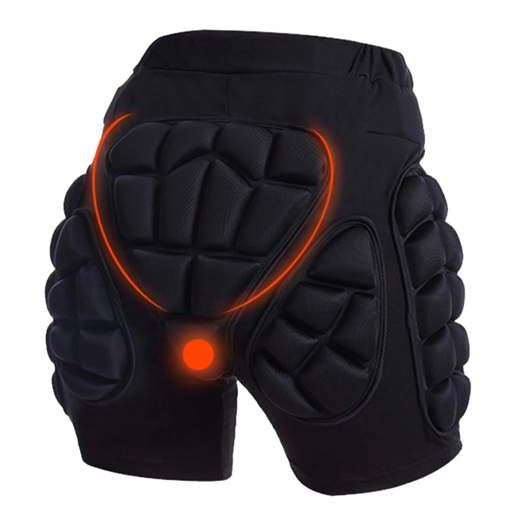 MOJOYCECN 3D Bike Sport Shorts With Breathable Ski Hip Protector