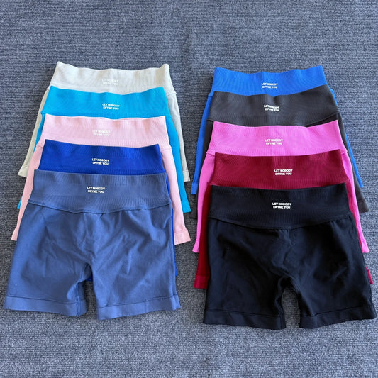 Craft of Weaving Impact Logo Shorts Women Seamless Yoga