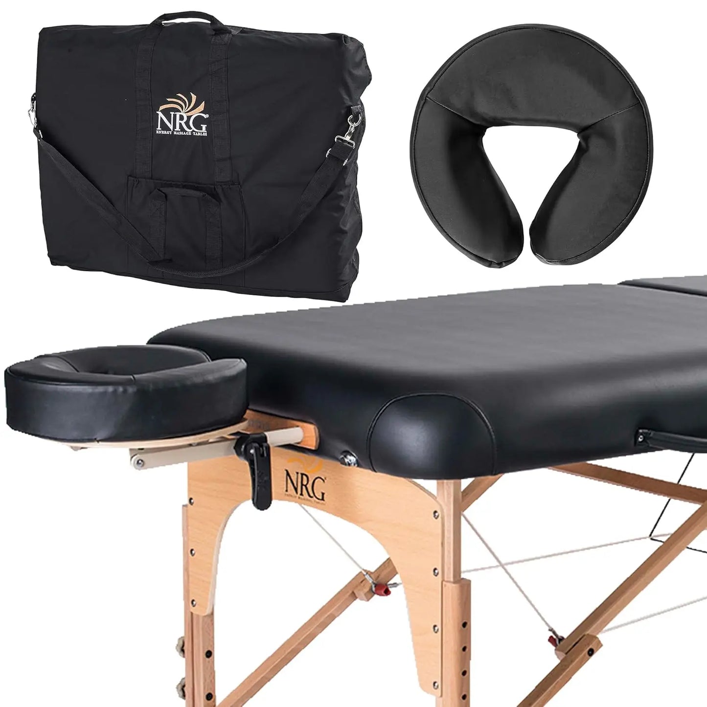 Portable Massage Table Package With Face Cradle And Carrying Case