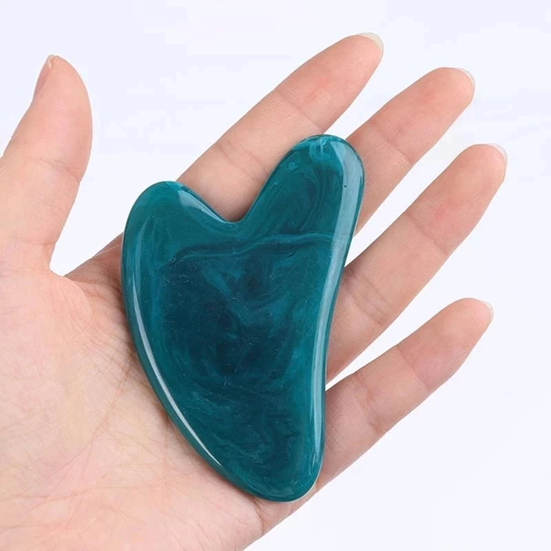 YUKUI Jade Gua Sha Stone Facial And Body Massager Tool