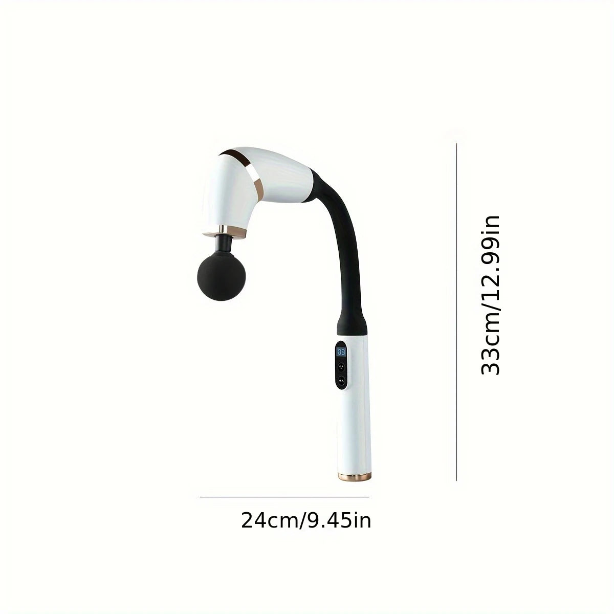 Massage Gun With Upgraded Extension Handle Back Massager For Neck Shoulders