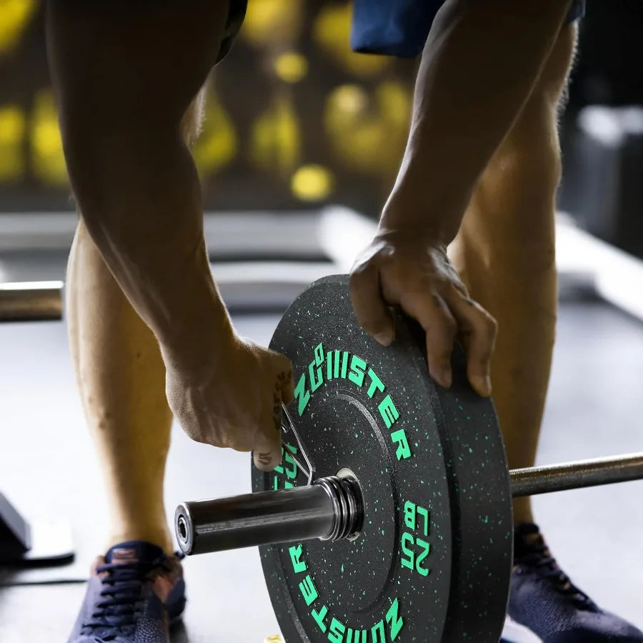 XMSJ High Bounce Bumper Plate With Steel Insert For Lifting