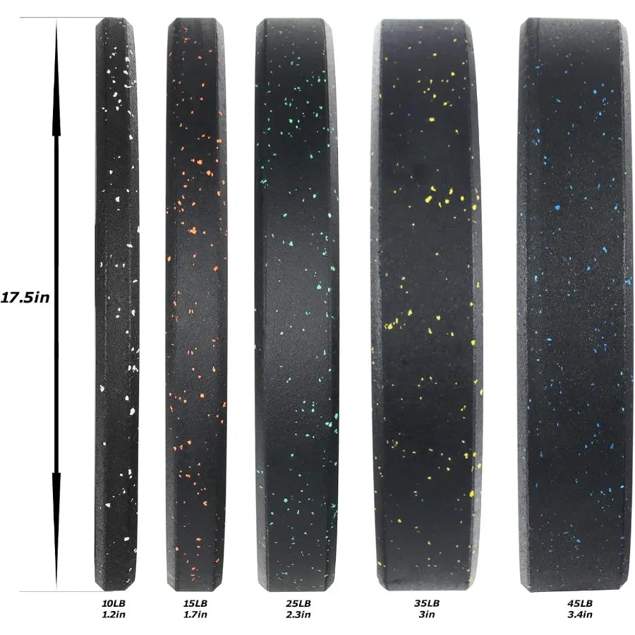 XMSJ High Bounce Bumper Plate With Steel Insert For Lifting