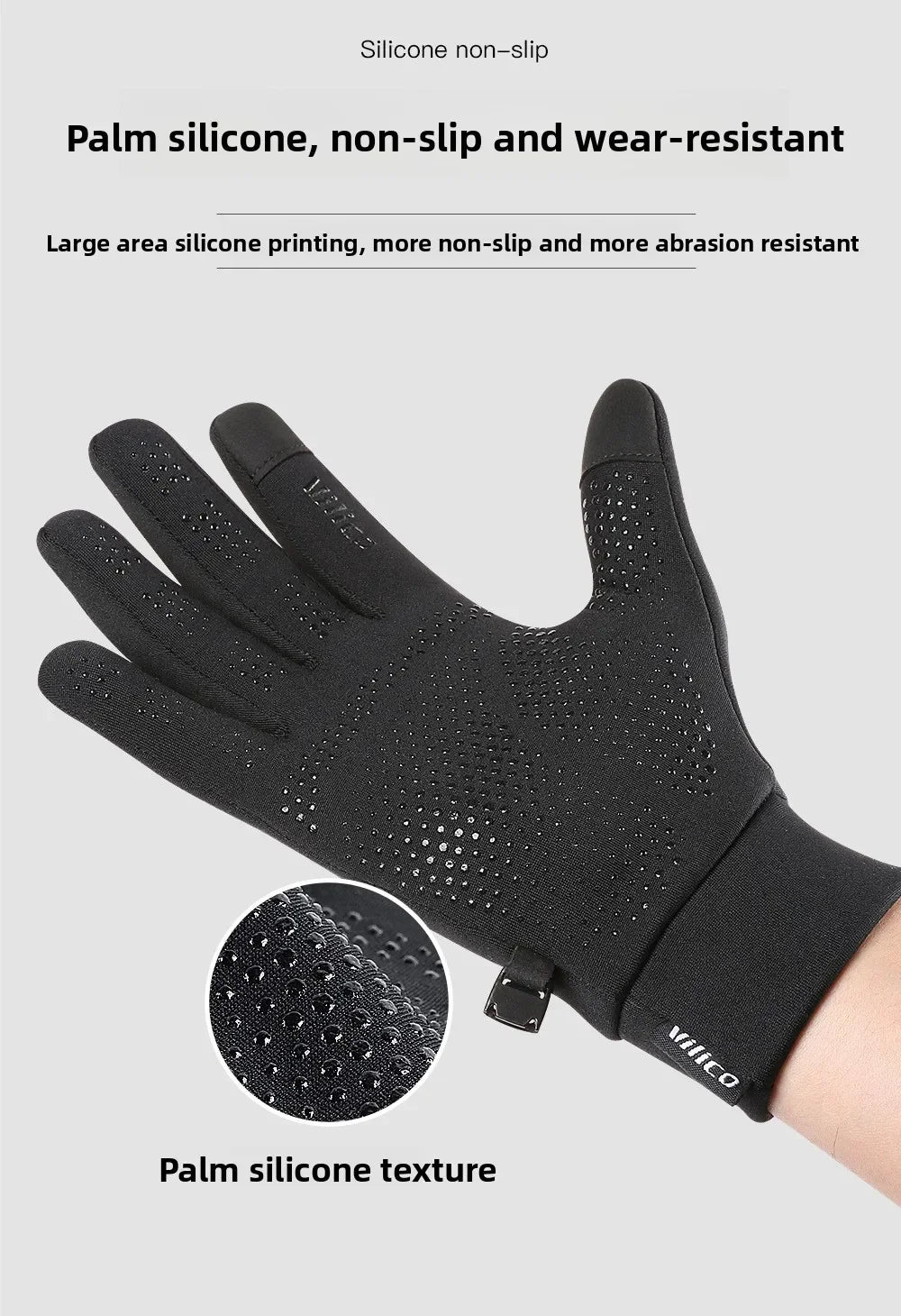 Cycling Gloves Full Finger Touch Screen Non-Slip For MTB Road