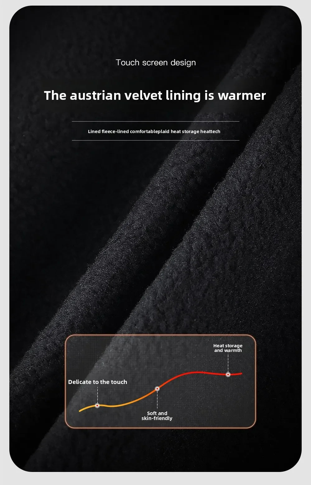 Cycling Gloves Full Finger Touch Screen Non-Slip For MTB Road