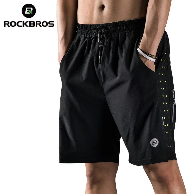 ROCKBROS Mens Bicycle Shorts Mountain MTB Quick Dry Breathable Pockets